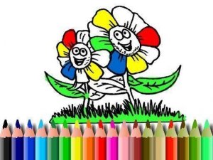 Floral Art Coloring Game