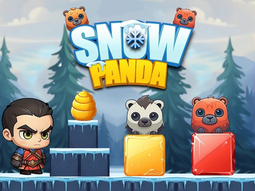 Snow Panda Puzzle Game - Logic Puzzle Game