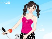 Bicycle Girl Dressup Game - Dressup Game
