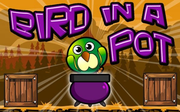 Bird In A Pot - Physics Puzzle Online Game