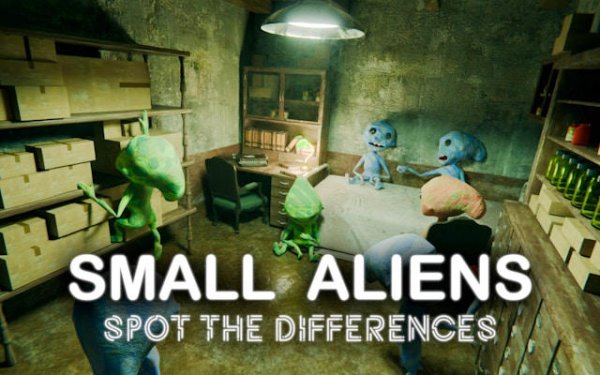 Alien Spot the Differences Puzzle